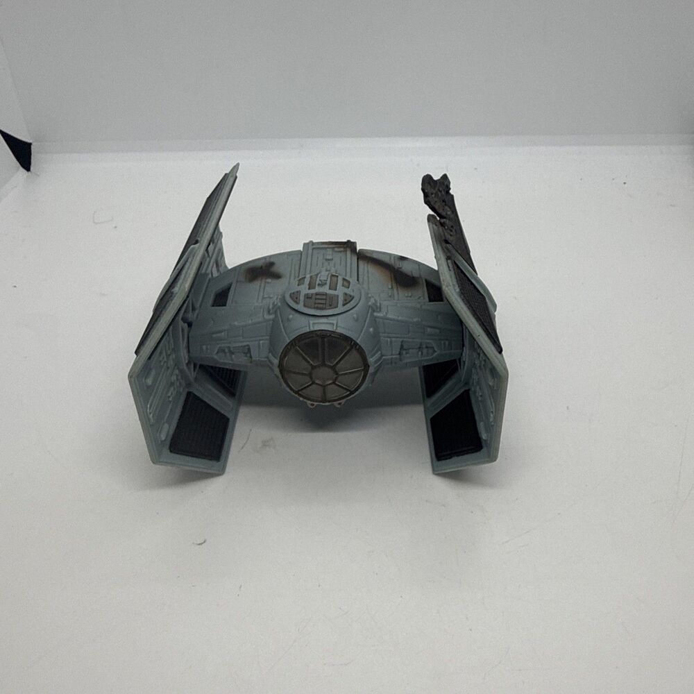 SW VADER TIE FIGHTER BATTLE DMG 1996 ACTION FLEET